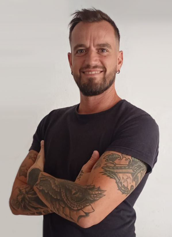 Maurizio Salotto, operatore del massaggio